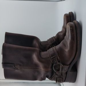 Frye Vintage Harness Leather Boots Women's 6.5